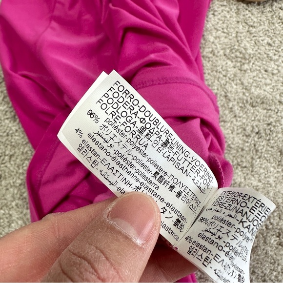 Zara Women’s Draped Neckline Midi Dress Sleeveless Blogger Favorite in Fuchsia M - Picture 9 of 14